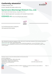 Synercare (Nantong) Biotech Co. Ltd linha de produção da fábrica