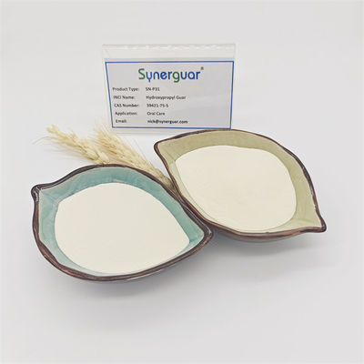 Qualidade  Self Hydrating Hydroxypropyl Guar Gum Medium Viscosity For Toothpaste fábrica