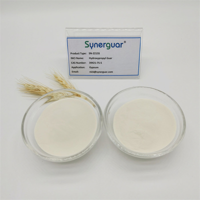Goma Hidroxipropil Guar Básica Com Desempenho de Alto Custo Tem Viscosidade Média e Alto Grau de Substituição do Gesso