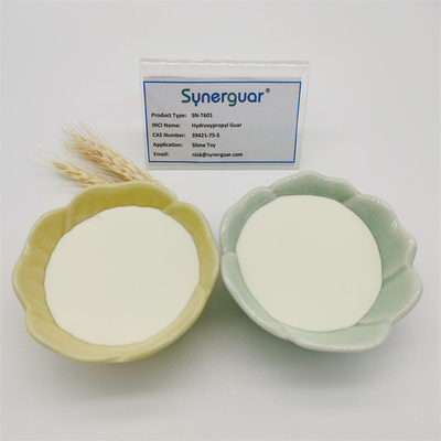 A goma de guar Hydroxypropyl superior com qualidade superior tem o alto nível da substituição e da transparência alta para o brinquedo do limo