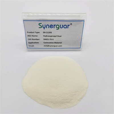 Goma guar hidroxipropil com custo-benefício tem alta viscosidade e alto grau de substituição para material de construção