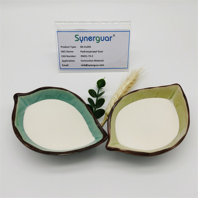 Goma guar hidroxipropil com custo-benefício tem alta viscosidade e alto grau de substituição para material de construção