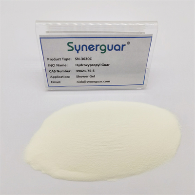 Goma de guar média superior de Cosmetic Shower Gel do agente de coagulação da viscosidade para a pele