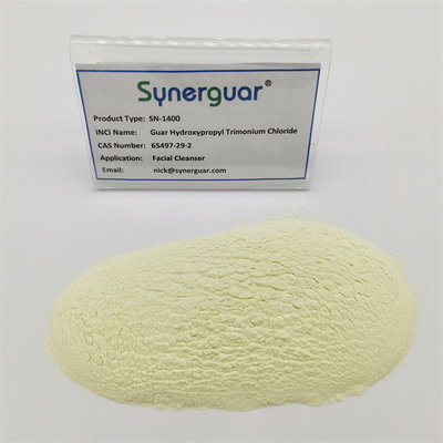 Goma de guar facial superior do limpador para engrossar o cloreto Hydroxypropyl de Trimonium da baixa viscosidade