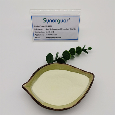 Goma de guar facial superior do limpador para engrossar o cloreto Hydroxypropyl de Trimonium da baixa viscosidade