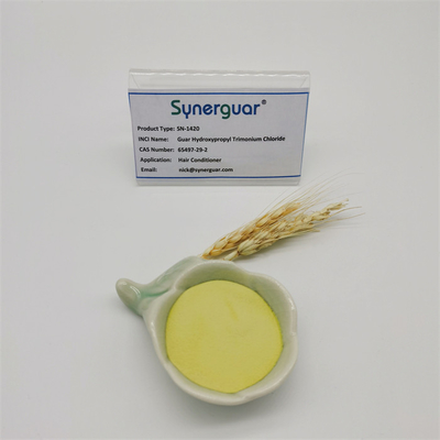 Baixa transparência Hydroxypropyltrimonium dos cuidados capilares antiestáticos do guar 65497-29-2