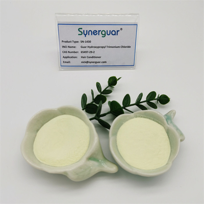 Cloreto médio de Hydroxypropyltrimonium do condicionador de cabelo da transparência dos cuidados capilares altos do guar da viscosidade