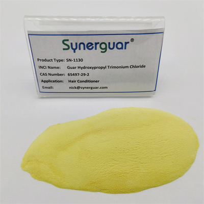 Condicionador de cabelo básico da goma de guar cloreto Hydroxypropyl alto de Hydroxypropyltrimonium do guar da transparência da viscosidade do baixo