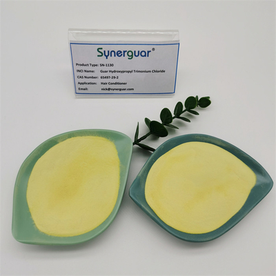 Condicionador de cabelo básico da goma de guar cloreto Hydroxypropyl alto de Hydroxypropyltrimonium do guar da transparência da viscosidade do baixo