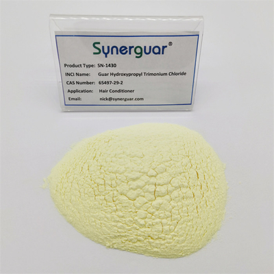 Cloreto médio de Hydroxypropyltrimonium do condicionador de cabelo da transparência dos cuidados capilares altos do guar da viscosidade