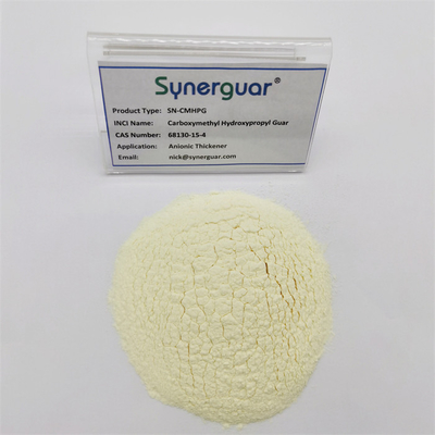 A goma de guar Carboxymethyl com de alta qualidade tem a viscosidade alta e o grau de substituição médio para o espessador aniônico