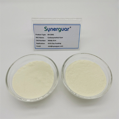 A goma de guar Carboxymethyl superior com de alta qualidade tem a viscosidade alta e o grau de substituição médio para o óleo Fracking
