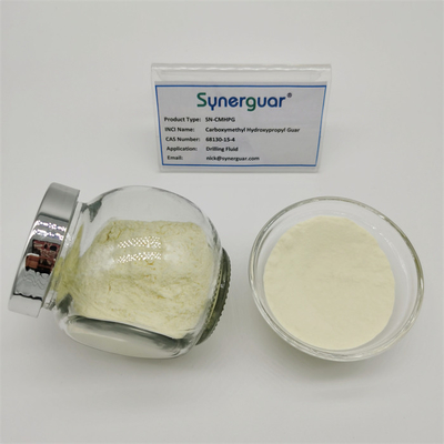A goma de guar superior com de alta qualidade tem a viscosidade alta e o grau de substituição médio para o líquido de furo
