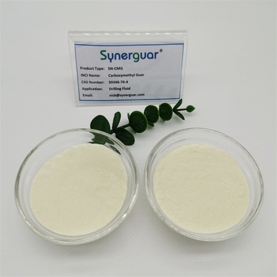 A goma de guar Carboxymethyl superior com de alta qualidade tem a viscosidade alta e o grau de substituição médio para o líquido de furo