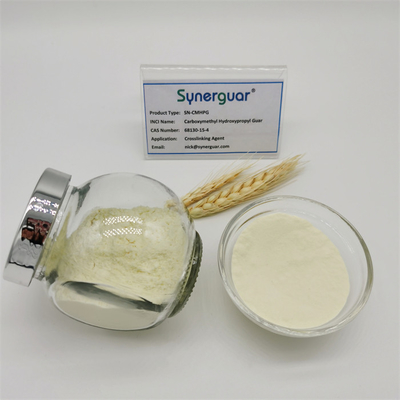 A goma de guar Carboxymethyl com de alta qualidade tem a viscosidade alta e o grau de substituição médio para ligar o agente