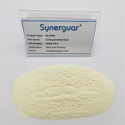 A goma de guar Carboxymethyl superior com de alta qualidade tem a viscosidade alta e o grau de substituição médio para o óleo Fracking