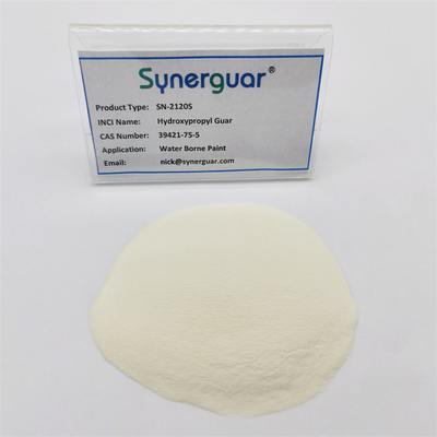 A goma de guar com desempenho custado alto tem a viscosidade e o alto nível altos da substituição para a pintura carregada água