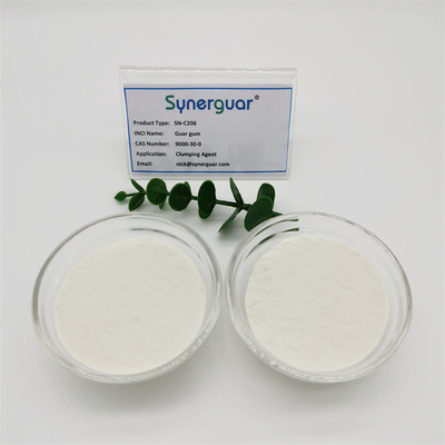Agente de aglutinação básico Pale Yellow Guar Seed Flour da retenção da água