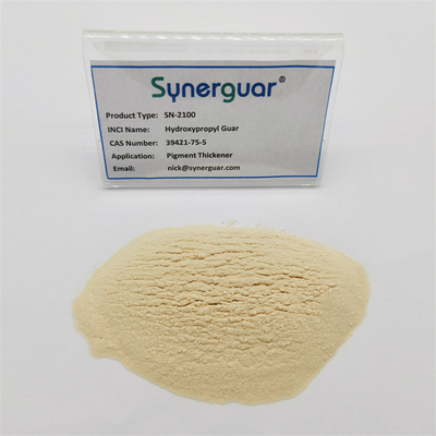 39421-75-5 goma da impressão de matéria têxtil branca ao espessador amarelado do guar para o pigmento