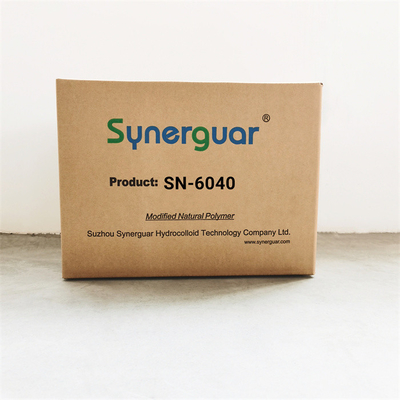 A goma de guar com desempenho custado alto tem a viscosidade alta e o baixo grau de substituição para a fabricação de papel