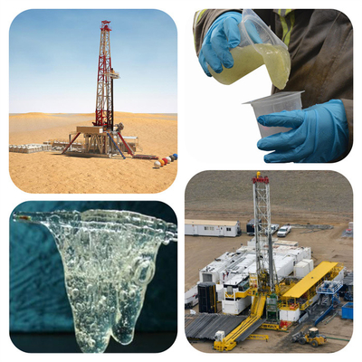 A goma de guar superior Fracking com de alta qualidade tem a viscosidade alta e o grau de substituição médio para fraturar o líquido