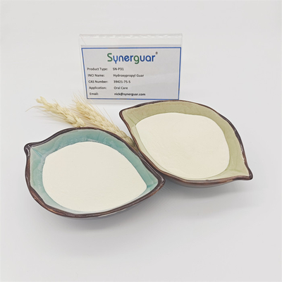 Goma de Guar de Hidroxipropil Auto-hidratante de Viscosidade Média para pasta de dentes