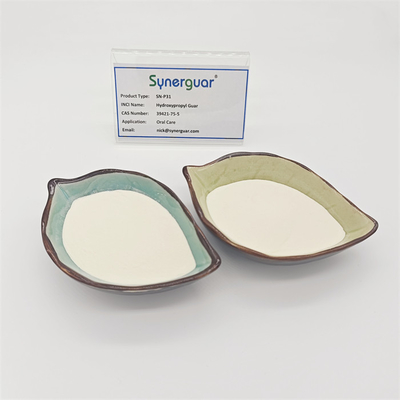 Auto- hidratante Guar de viscosidade média Hidroxipropil para cuidados orais