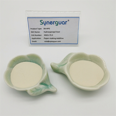 O guar de hidroxipropilo básico do CAS n.o 39421-75-5 tem uma alta viscosidade para o agente de resistência seca